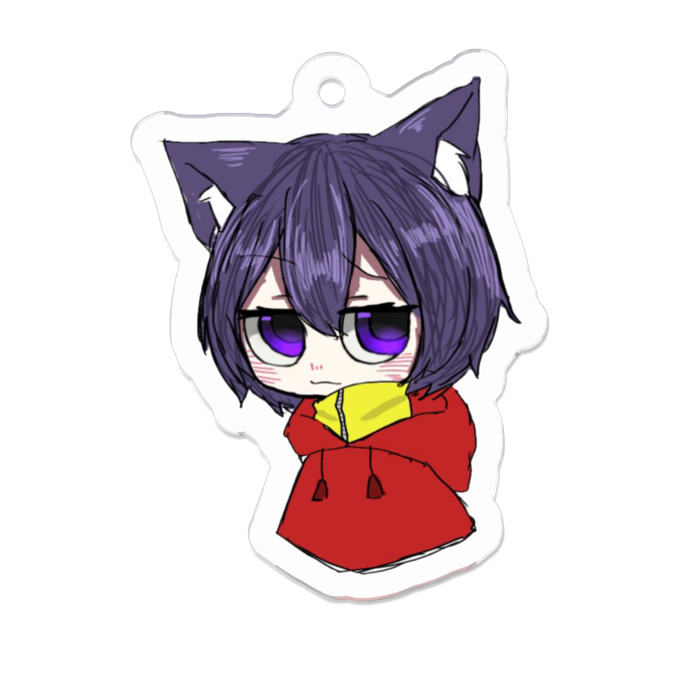 アクリルキーホルダー - 50 x 50 (mm)