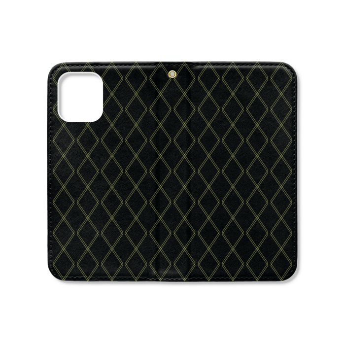 手帳型iPhoneケース（ベルトなし） - iPhone12 mini - ストラップ穴 あり