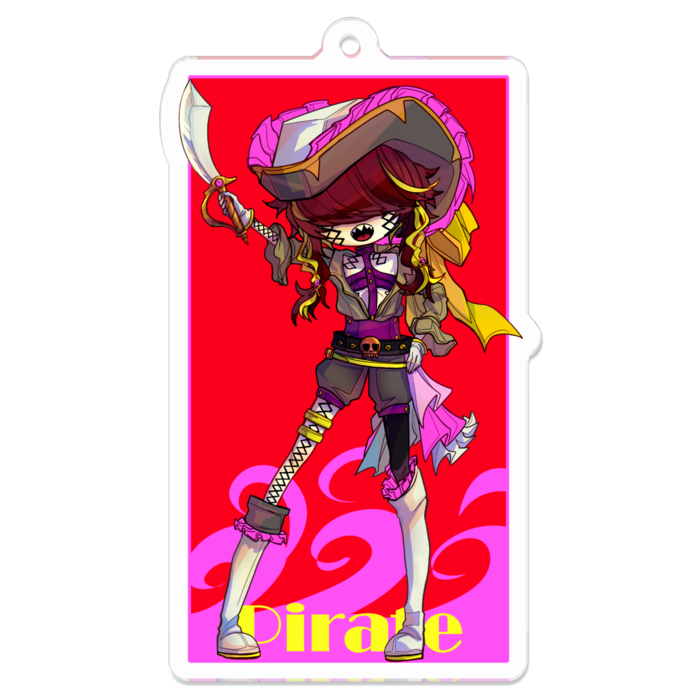 アクリルキーホルダー - 70 x 70 (mm)