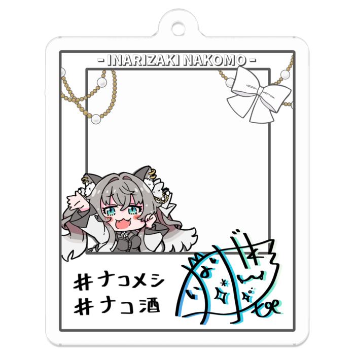アクリルキーホルダー（コーティング） - 50 x 50 (mm)