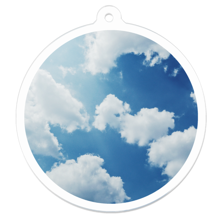 アクリルキーホルダー - 50 x 50 (mm)