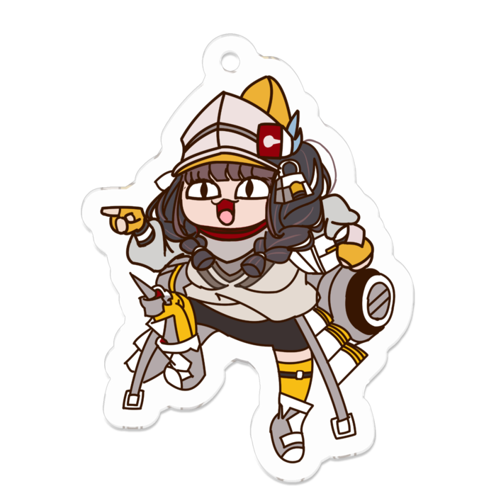 アクリルキーホルダー - 50 x 50 (mm)