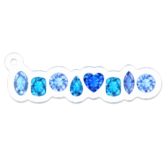 アクリルキーホルダー - 50 × 50 (mm)