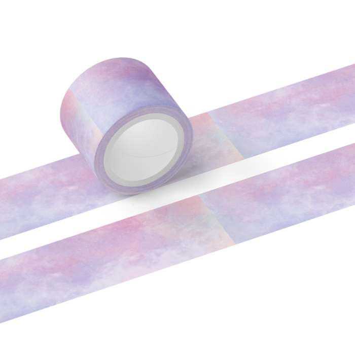 ゆめかわいい雲模様マスキングテープ - テープ幅 30mm