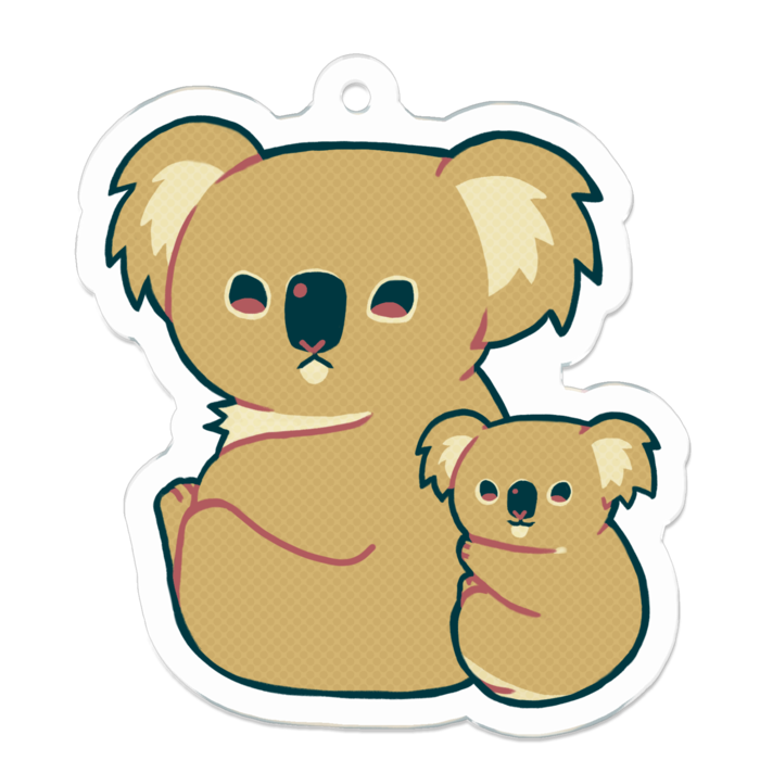 アクリルキーホルダー - 50 x 50 (mm)