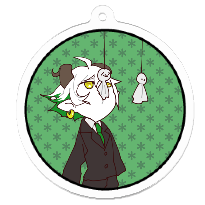 アクリルキーホルダー - 50 x 50 (mm)