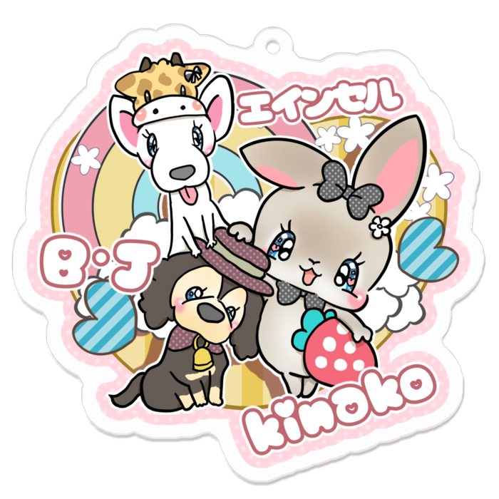 アクリルキーホルダー - 70 x 70 (mm)