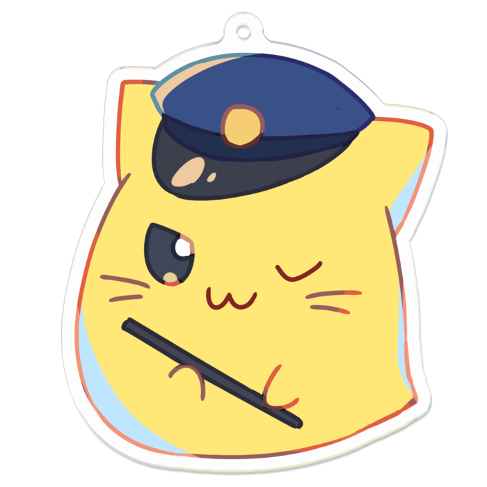 アクリルキーホルダー - 70 x 70 (mm)