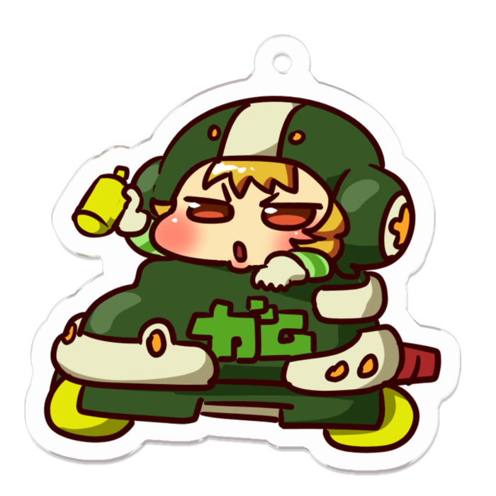 アクリルキーホルダー - 50 x 50 (mm)
