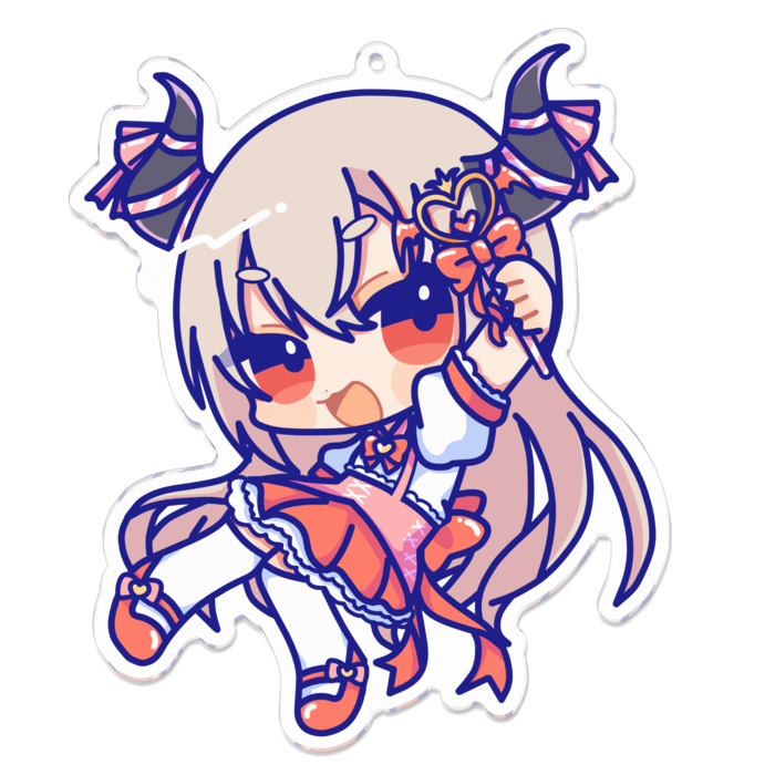 アクリルキーホルダー - 100 x 100 (mm)