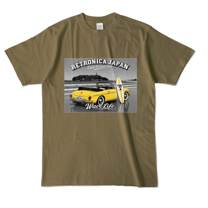 カラーTシャツ - L - オリーブ (濃色)