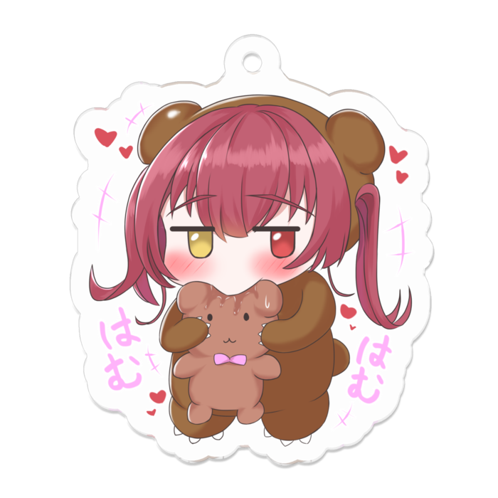 アクリルキーホルダー - 50 x 50 (mm)
