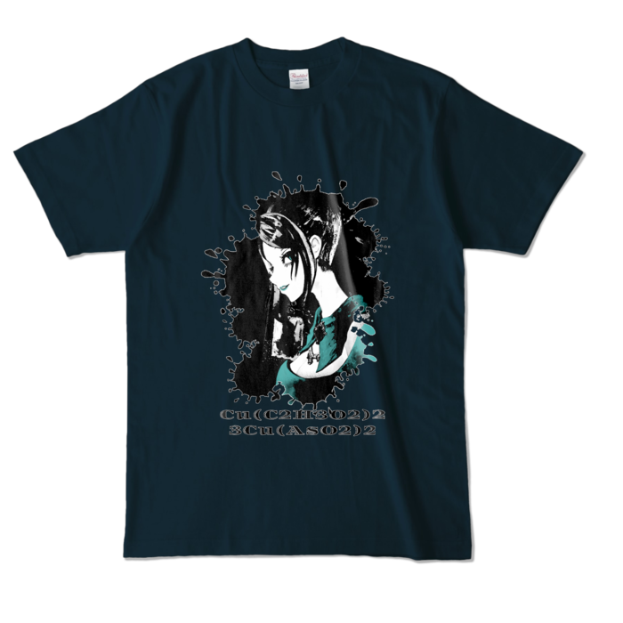 カラーTシャツ - L - ネイビー (濃色)