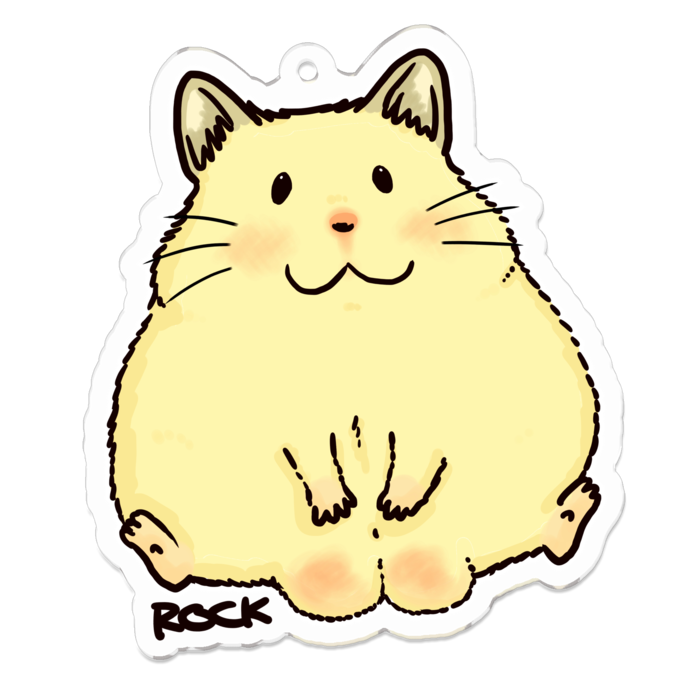 アクリルキーホルダー - 70 x 70 (mm)