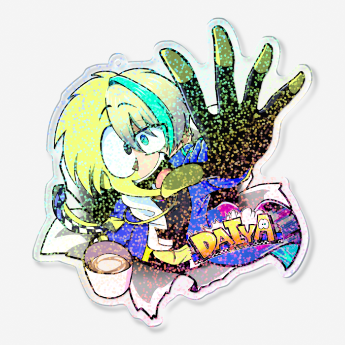 ホログラムアクリルキーホルダー - 100 × 100mm