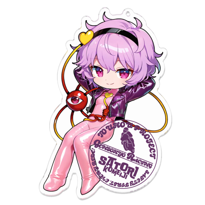 アクリルキーホルダー - 100 x 100 (mm)