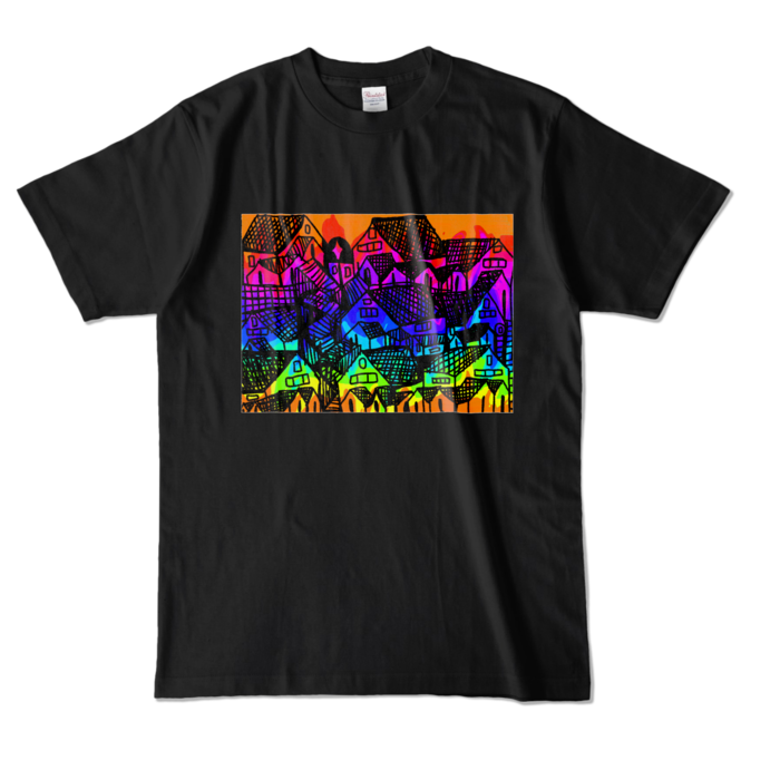 カラーTシャツ - L - ブラック (濃色)