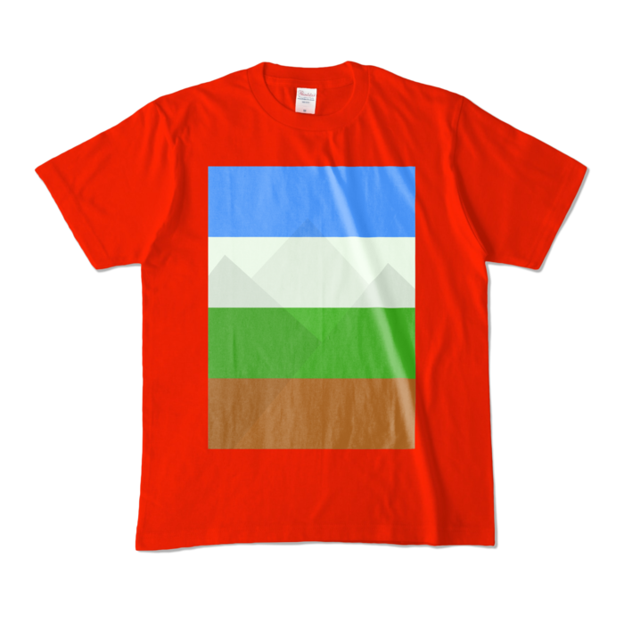 カラーTシャツ - M - レッド (濃色)