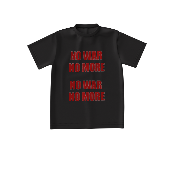 ビッグシルエットTシャツ - S - 正面 - ブラック