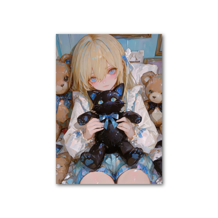 めりーさん 1 フォト風カード - 縦 - 片面