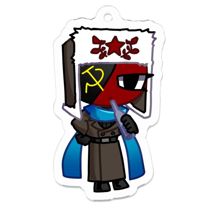 アクリルキーホルダー - 50 x 50 (mm)