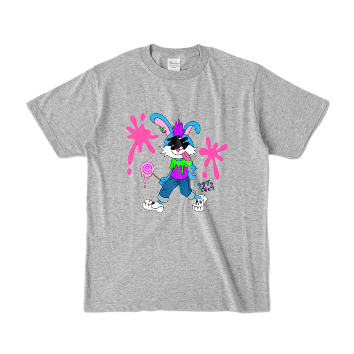 カラーTシャツ - S - 杢グレー (濃色)