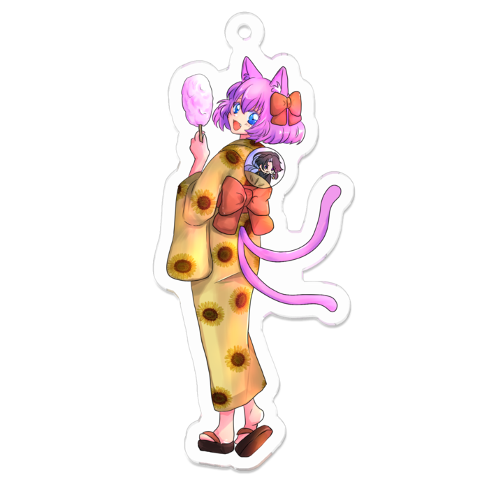アクリルキーホルダー - 70 x 70 (mm)