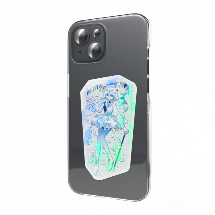 ホログラムスマホステッカー - 縦