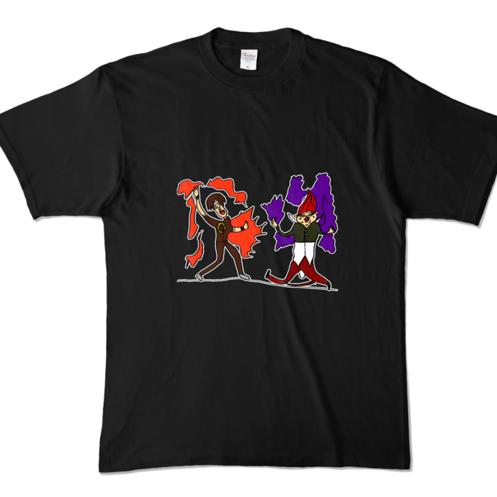 カラーTシャツ - XL - ブラック (濃色)