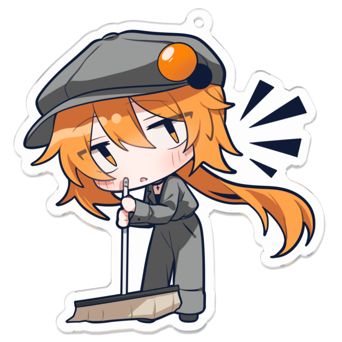 アクリルキーホルダー - 70 x 70 (mm)