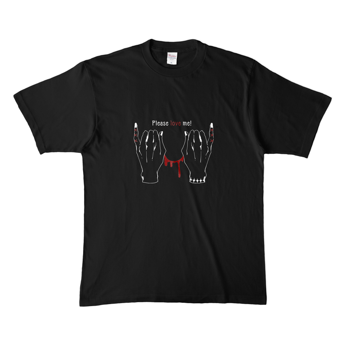 カラーTシャツ(濃色) - XL - ブラック