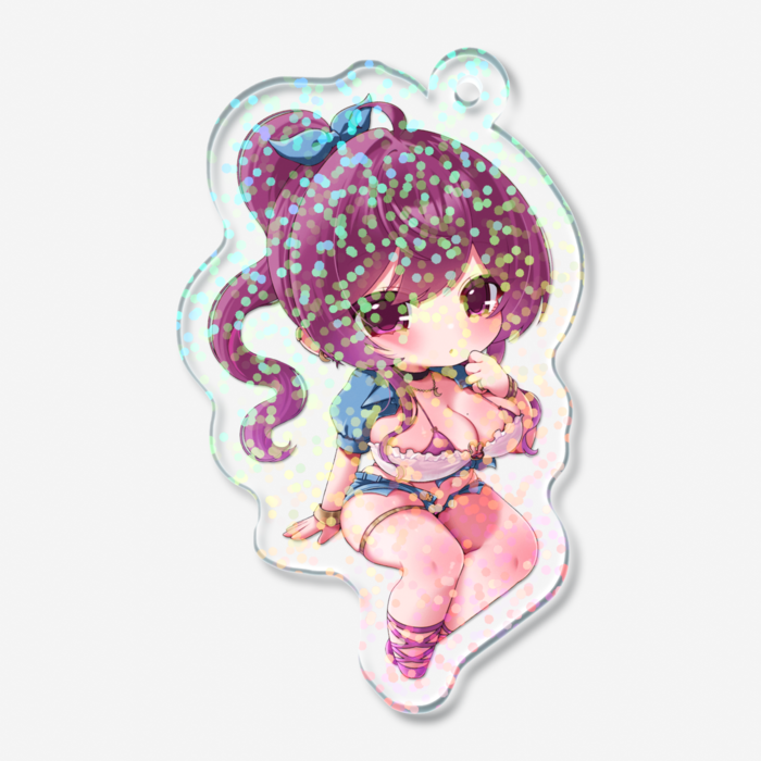 ホログラムアクリルキーホルダー - 50 × 50mm(1)