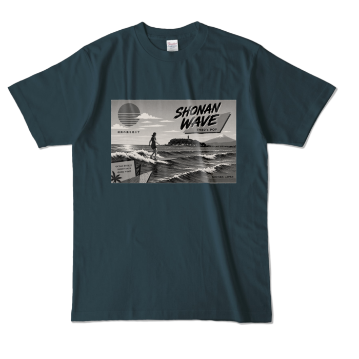 カラーTシャツ - L - デニム (濃色)