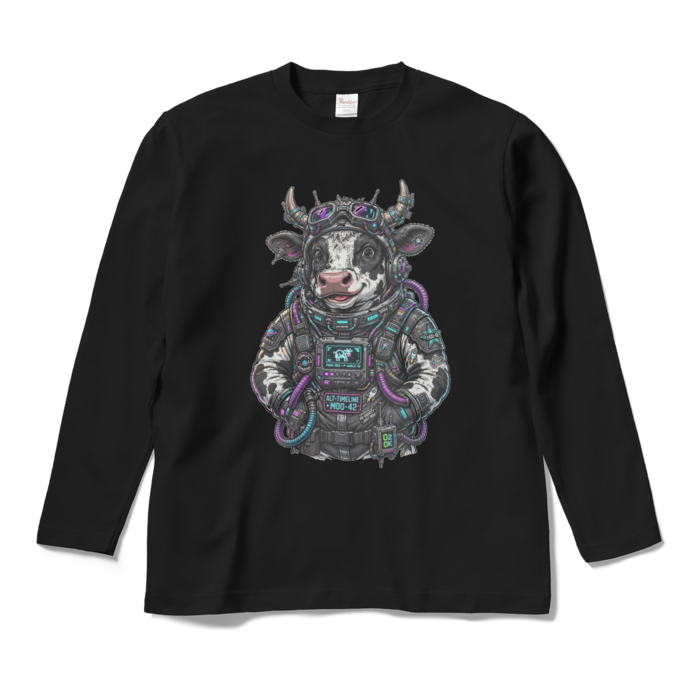 ロングスリーブTシャツ - M - ブラック