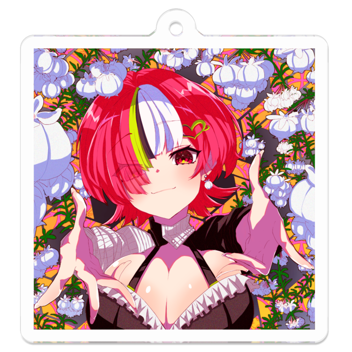 アクリルキーホルダー - 50 x 50 (mm)