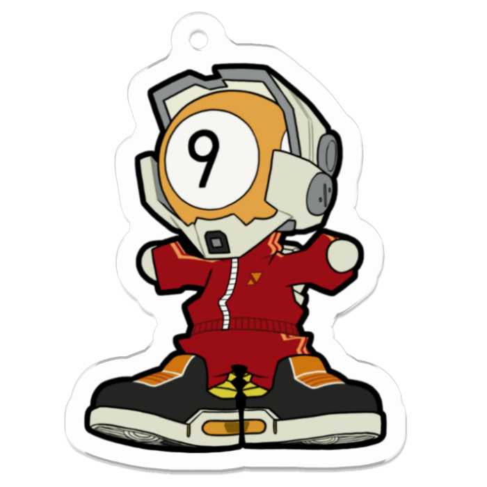 アクリルキーホルダー - 50 x 50 (mm)