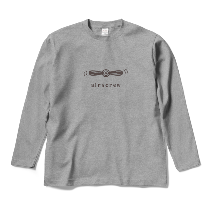 ロングスリーブTシャツ - M - 杢グレー