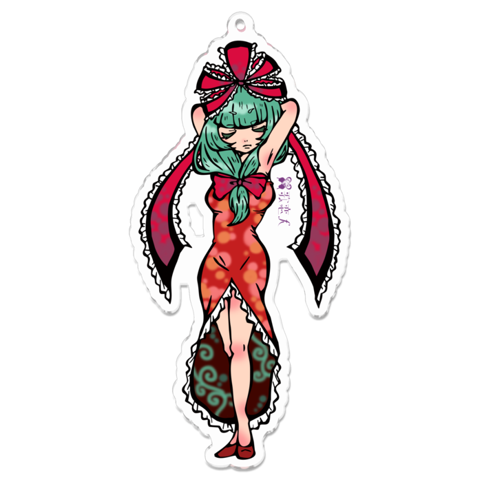 アクリルキーホルダー - 100 x 100 (mm)