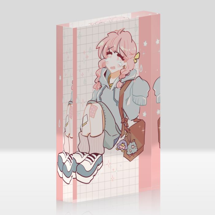 アクリルブロック - 100x148mm(クリア)