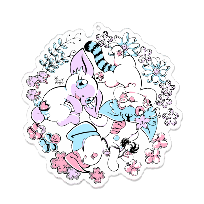 アクリルキーホルダー - 100 x 100 (mm)