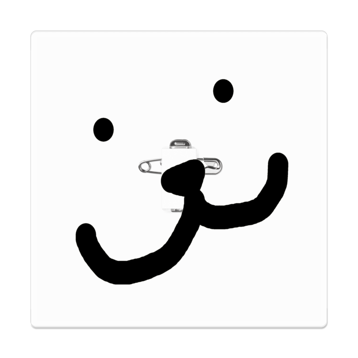 アクリルバッジ - 100 x 100 (mm)(クリア)