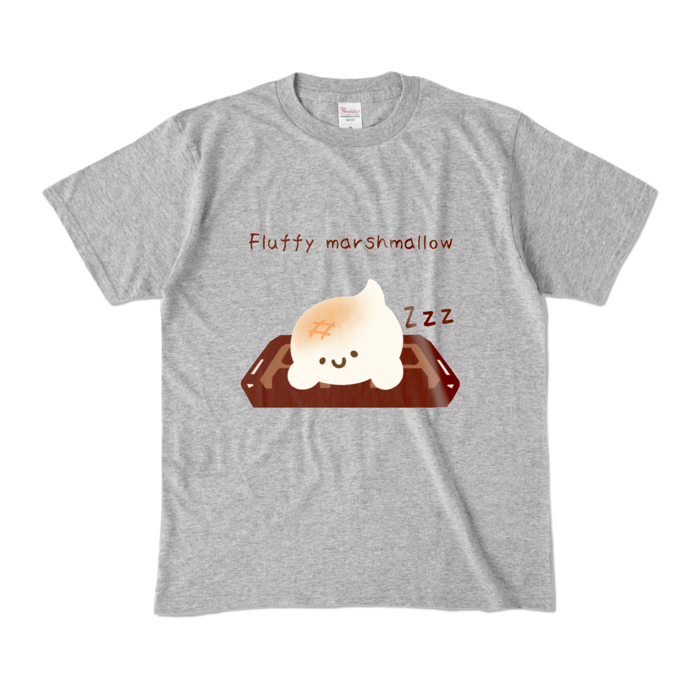 カラーTシャツ - M - 杢グレー (濃色)