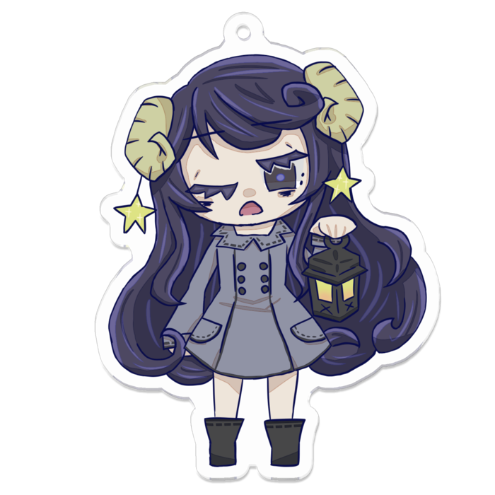 アクリルキーホルダー - 70 x 70 (mm)