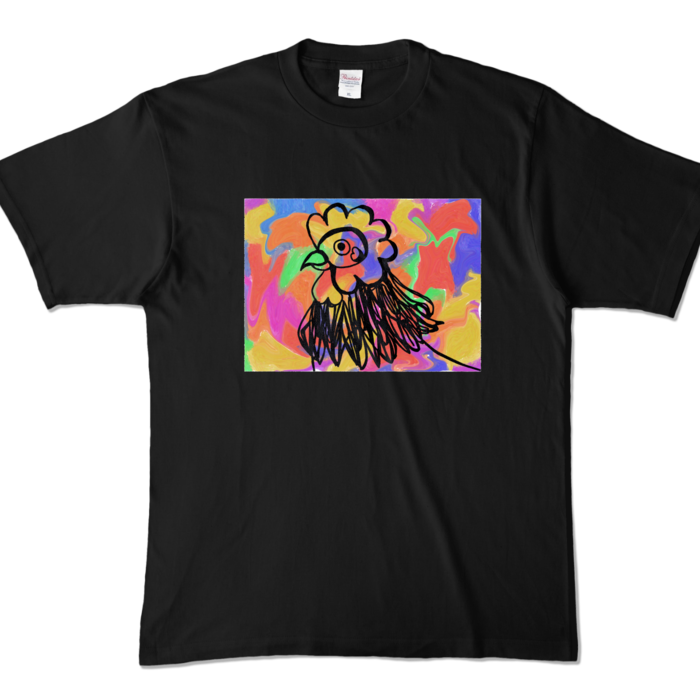 カラーTシャツ - XL - ブラック (濃色)