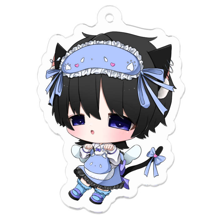 アクリルキーホルダー（コーティング） - 50 x 50 (mm)