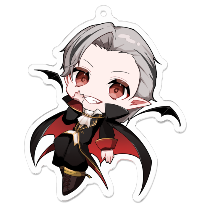 tete Live2D支援ハロウィンアクキー  - 70 x 70 (mm)