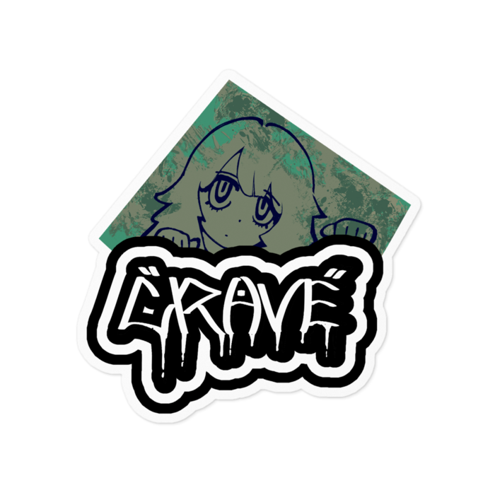 ステッカー - 100 x 100 (mm)ホワイト