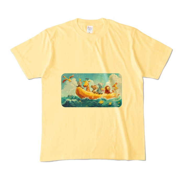 カラーTシャツ - M - ライトイエロー (淡色)