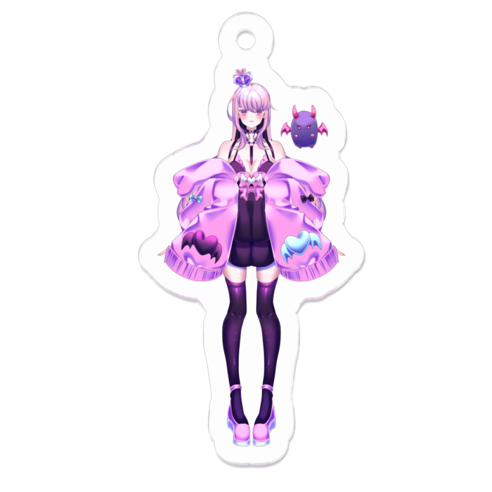 アクリルキーホルダー（コーティング） - 50 x 50 (mm)