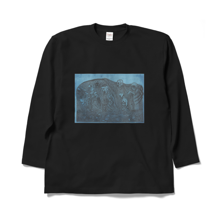 ロングスリーブTシャツ - XL - ブラック
